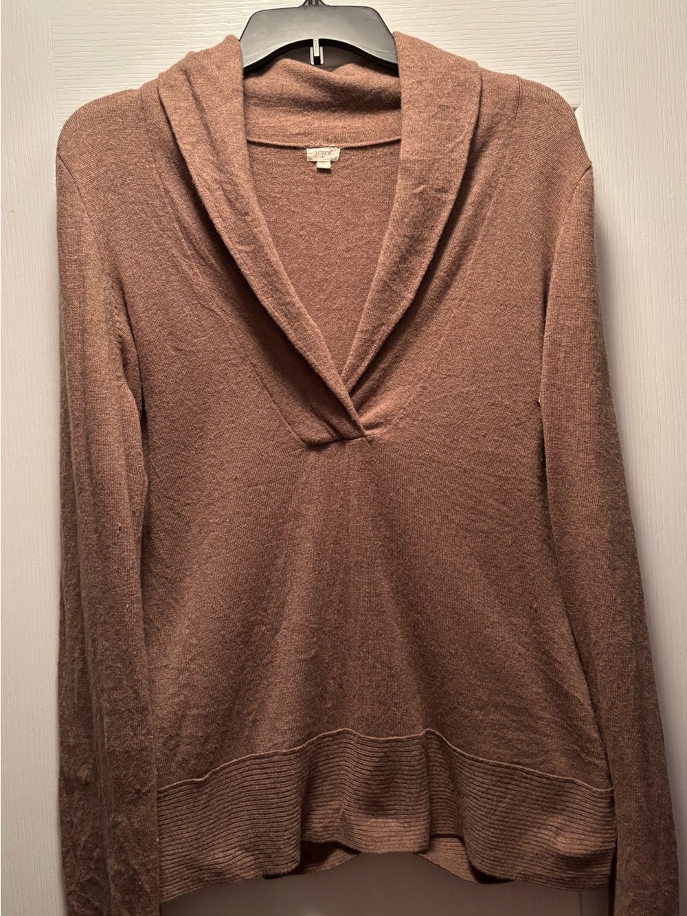 J.Crew brown & tan sweater